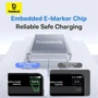 Кабель Baseus USB Cable to USB-C Display 2 Fast Charging Data 100W 1m White (P10382701211-00): Тип USB Cable - USB-C