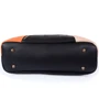 Женская сумка-мешок Laskara разноцветная (LK10205-black-orange): Материал Искусственная кожа