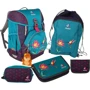 Рюкзак Deuter OneTwo Set - Sneaker Bag petrol bird (3880017-3044): Цвет бирюзовый, фиолетовый