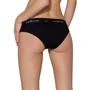 Трусики с широкой резинкой и кружевом Passion PS001 PANTIES XL, black