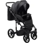 Коляска 2 в 1 Adamex Porto Light Экокожа SA-2 черная (625770): Материал колес EVA