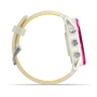 Смарт-часы Garmin Forerunner 570 42mm Raspberry Aluminium with Translucent Bone/Mango Band (010-02970-02): Особенности Функция звонка, Динамик (громкая связь), Голосовой помощник, Встроенный микрофон, Термометр, Компас, Барометр, Бесконтактная оплата, Влагозащищенные