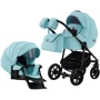 Коляска 2 в 1 Adamex Hybryd Plus кожа 100% BR335 голубой (623691)