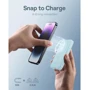 Внешний аккумулятор Baseus Power Bank 5000mAh Magnetic Wireless 20W Blue (P10022107313-00) фото 9