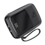 Внешний аккумулятор Baseus Power Bank 10000mAh with USB-C Cable Q Pow Display 15W Black (PPQD-A01): Кабели/переходники для смартфонов в комплекте USB Type-C