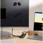 Адаптер Baseus Adapter Lite Series USB-C to 2хUSB3.0+USB-C+HDMI+SD Black (WKQX050101) фото 5
