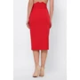 Юбка FashionUp YUB-1071A-L 46 красная карандаш удлиненная миди: Состав Вискоза, Полиэстер, Эластан