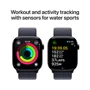Apple Watch Series 10 46mm GPS Jet Black Aluminum Case with Ink Sport Loop (MWWR3QH/A) UA: Матеріал плетений нейлон