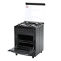 Газова плита Fresh I60G1/01 (Black): Розміри (ВxШxГ) 85x60x60 см