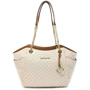 Женская сумка тоут Michael Kors бежевая (MK0477W)