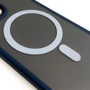 Чохол для iPhone Mobile Case TPU+PC Metal Buttons with MagSafe Blue для iPhone 12 Pro Max: Тип чохла накладка на заднюю часть