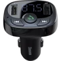 Зарядное устройство Baseus Car Charger 2хUSB T Shaped S-09A Car Bluetooth MP3 Player Black (CCMT000001): Кабель в комплекте отсутствует