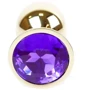 Анальная пробка BOSS of TOYS Boss Series - Jewellery Gold PLUG Purple S (BS6400025)
