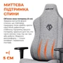 Кресло игровое Anda Seat Novis Gray Fabric Size XL (AD23-XL-01-G-F) фото 12