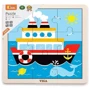 Пазл дерев'яний Viga Toys Кораблик, 9 ел. (51445): Тип пазл