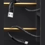 Кабель Usams USB Cable to USB-C Braided Data and Charging 2m Black (US-SJ395): Длина 2 м