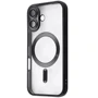 Чехол для iPhone TPU Case Metal Matte Case with Magnetic Ring Black for iPhone 16