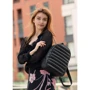 Женский рюкзак Sambag Fol BRN черный (11480001): Тип Рюкзаки
