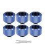 Система охлаждения Thermaltake Pacific C-Pro G1/4 PETG 16mm OD Fitting Kit - Blue(CL-W210-CU00BU-B)