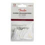 Медиатор Набор медиаторов Fender 351 White: Толщина  Толстые (0.74 - 1.0 мм)