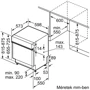 Встраиваемая посудомоечная машина Bosch SMI25AS02E: Размеры 81,5x59,8x57,3 см