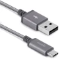 Кабель Moshi USB Cable to USB-C Integra 1.5m Titanium Grey (99MO084211): Тип USB Cable - USB-C