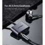 Адаптер Ugreen Adapter CM193 USB-C to USB-C+3.5mm Gray (50596): Додаткові роз'єми 3.5mm Headphone, USB-C