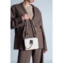 Жіноча сумка крос боді Furla Tuberosa Mini Crossbody молочно-рожева (WB00168MSD000PER00): Тип ручки Зі знімним ременем, На ланцюжку, Плечовий ремінь, Без ручки