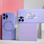 Чехол для iPhone WAVE Minimal Art Case with MagSafe Light Purple/Lotus for iPhone 13 Pro: Тип чехла накладка на заднюю часть