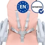 Стульчик для кормления Kidwell BENO Pink (4096): Наклон спинки 3 позиции