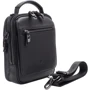 Чоловіча сумка через плече Giorgio Ferretti чорна (SHIGF012-black): Тип ручки Со съемным ремнем, Плечевой ремень, Короткая ручка