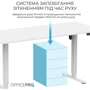 Стол с электрорегулировкой высоты Officepro White (ODE1670W) фото 10