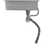 Кухонная мойка Lefton Single Bowl Honeycomb Embossed Anti-scratch Kitchen Sink-KS2201 Grey: Габариты чаши (ШxГxВ), см 70.4x36.4x21.5