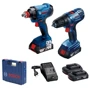 Набор инструментов Bosch GSR 180-Li + GDX 180-Li (06019G5222): Тип инструмента дрель-шуруповерт