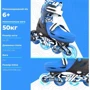 Роликовые коньки NEON Inline, размер 34-37 синий (NI03B4)