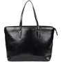 Жіноча сумка тоут Borsa Leather чорна (10t136-black)