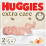 Подгузники Huggies Extra Care Size Размер 2 (3-6 кг) 24 шт (5029053550275)