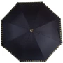 Зонт-трость женский полуавтомат HAPPY RAIN черный (U41086-3)