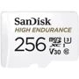 Карта памяти SanDisk 256GB microSD Сlass 10 UHS-I U3 V30 High Endurance + adapter (SDSQQVR-256G-GN6IA)