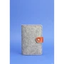 Жіноча обкладинка для паспорта BlankNote 3.0 коричнева (BN-OP-3-felt-k): Формат гаманця вертикальний