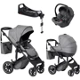 Универсальная коляска 3 в 1 FreeON ZEN Grey (46552): Пол ребенка Для мальчиков, Для девочек