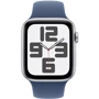 Apple Watch SE 2 2024 44mm GPS Silver Aluminum Case with Denim Sport Band - S/M (MXEQ3QH/A) UA фото 7
