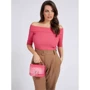 Женская сумка кросс боди Guess Corily Convertible Xbody Flap розовая (HWCG7991780-PIN): Тип Сумки