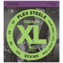 Струна для гитар Струны D`ADDARIO EFX165 XL FLEX STEELS REG LIGHT TOP / MED BOTTOM 45-105
