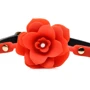 Кляп Master Series Blossom Silicone Rose Gag - Red