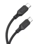 Кабель Hoco Cable USB-C to USB-C X90 3A 60W 1m Black: Тип USB-C - USB-C