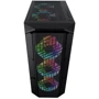 Корпус 1STPLAYER XF-4F2(AP)-BK Black: Типоразмер Midi-Tower