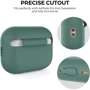 Чехол для наушников AhaStyle Silicone Case with strap Midnight Green (X003E46FGX) for Apple AirPods Pro 2 фото 3