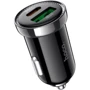 Зарядное устройство Hoco Car Charger Z44 Leading USB+USB-C 20W Black (S25727): Кабель в комплекте отсутствует