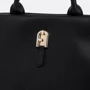 Женская сумка тоут Furla Palazzo S Tote черная (WB00345AX0732O6000): Фактура Матовая, Гладкая